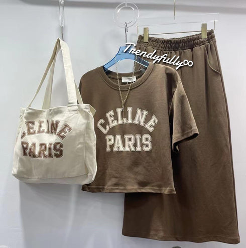 Spring Casual Co-Ord Sets With Bag